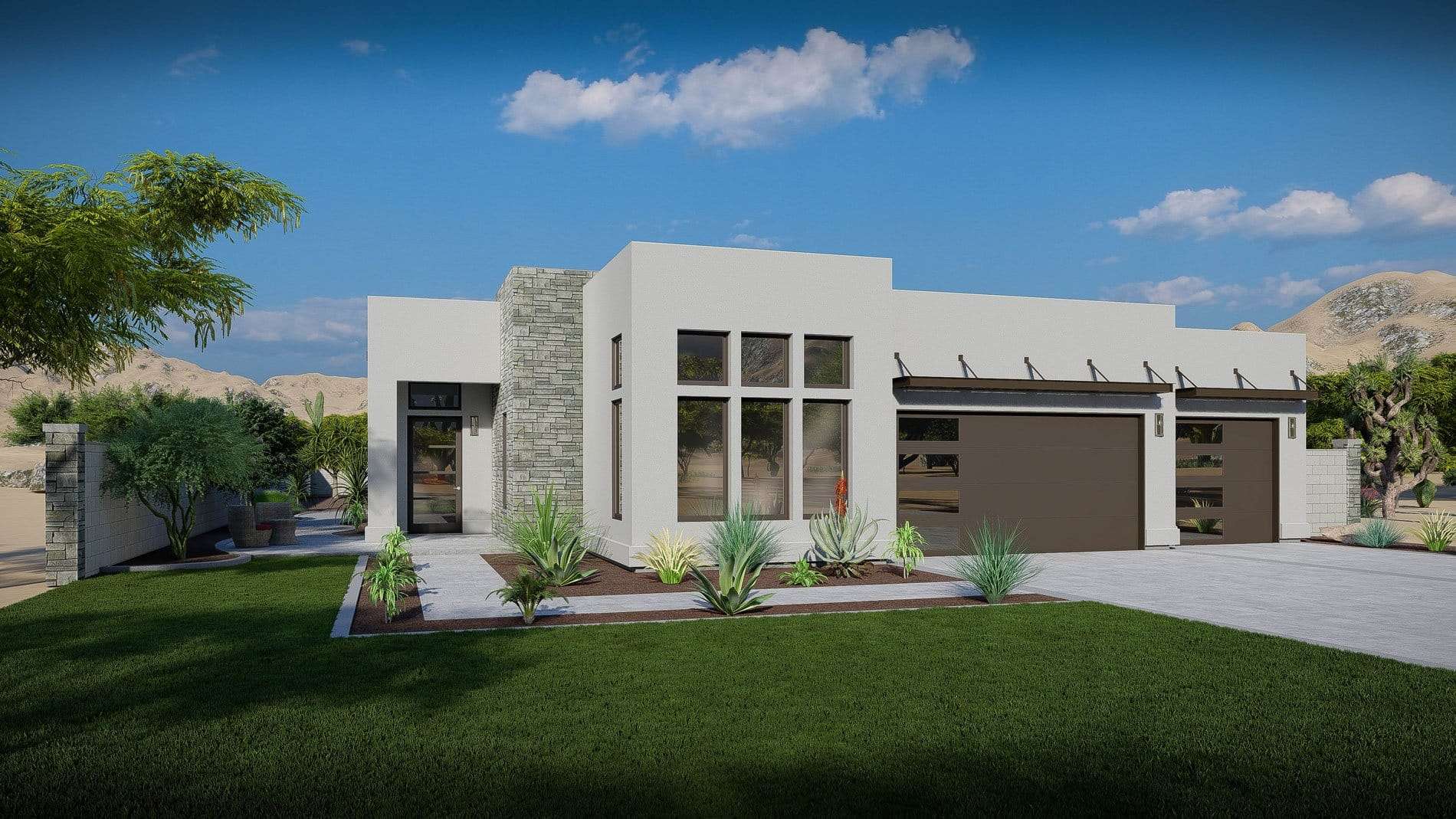 Lexar Arizona Custom Rambler Home Plan Sonoma