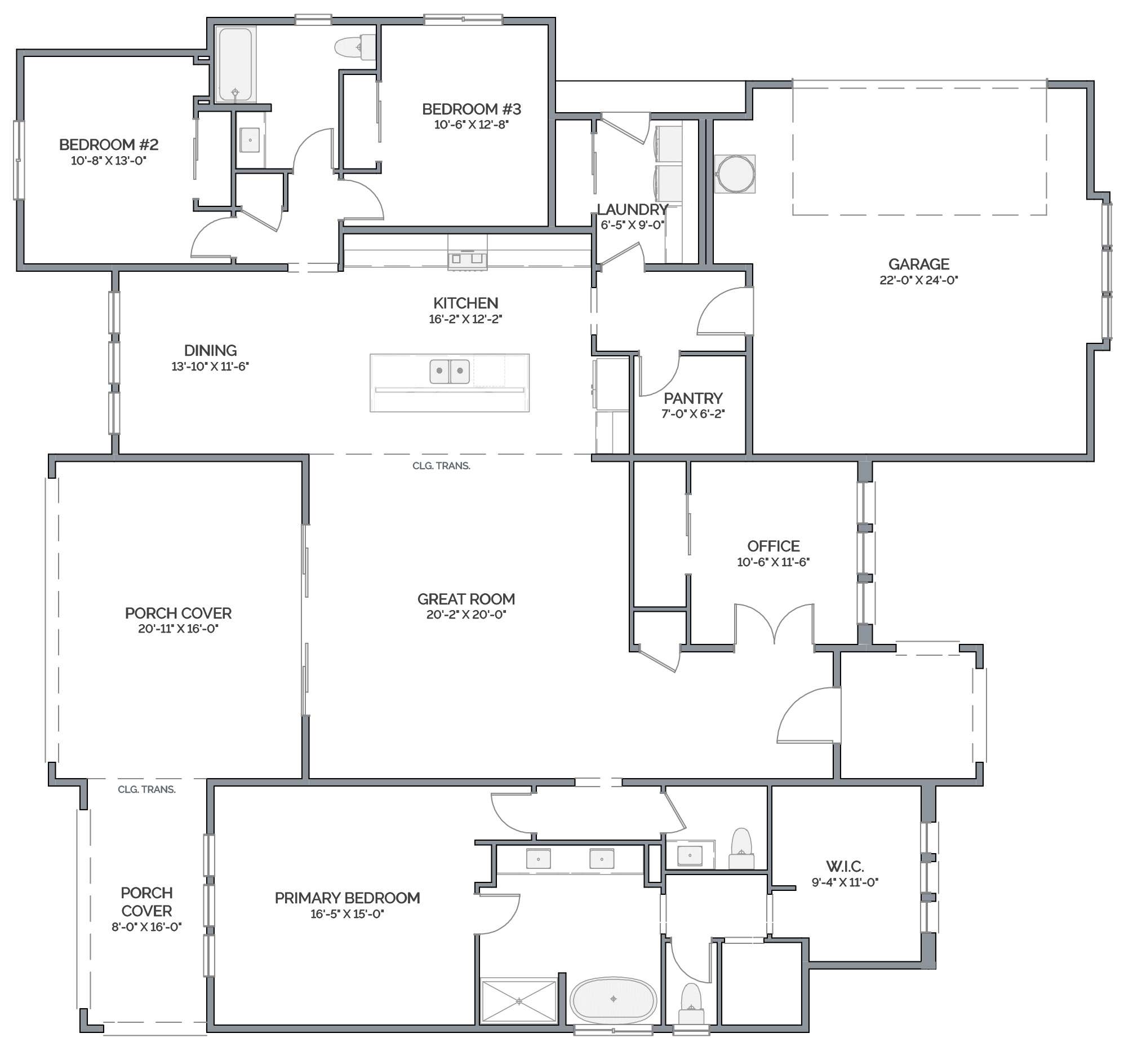 Arizona floor plan Denali SW Prairie floor plan layout