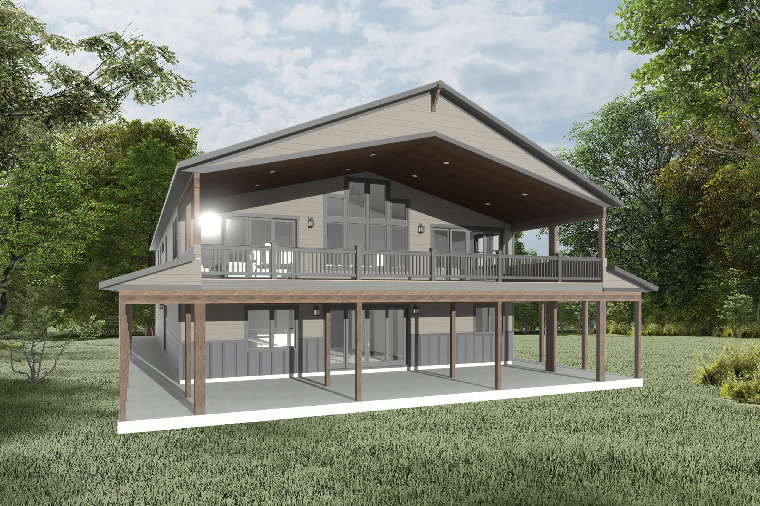 Lexar Homes Barndominium Home Plan