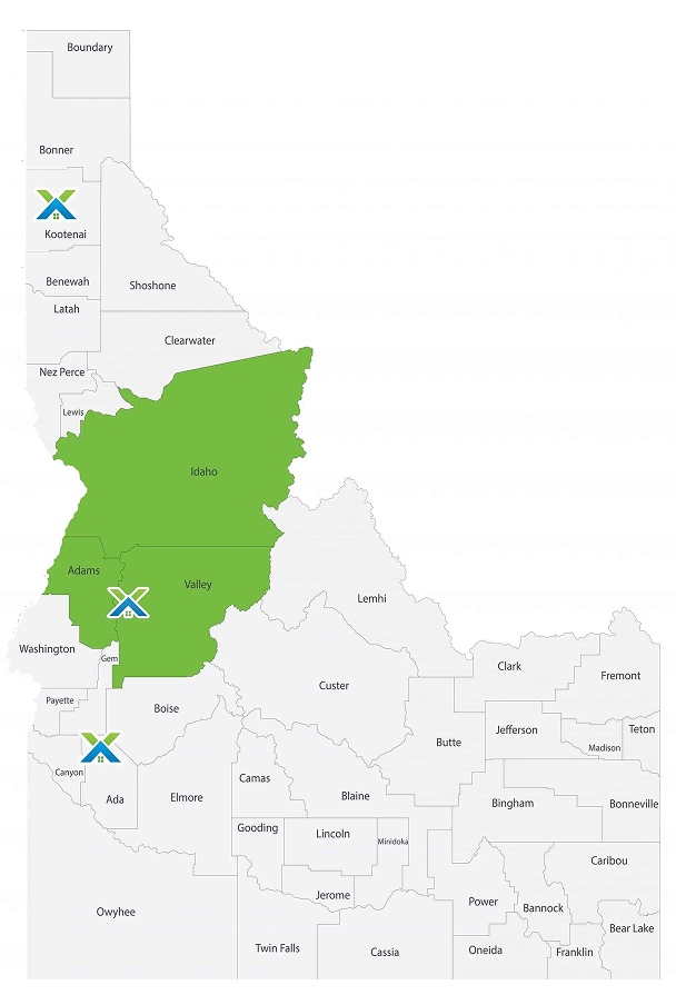 donnelly-idaho-map